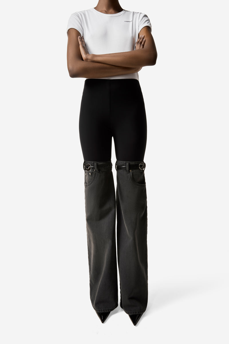 パンツ Coperni 'Hybrid Tailored Flare' pants (COPP131F3004 BLK) Coperni Hybrid Flare Trousers - Black – The Frankie Shop