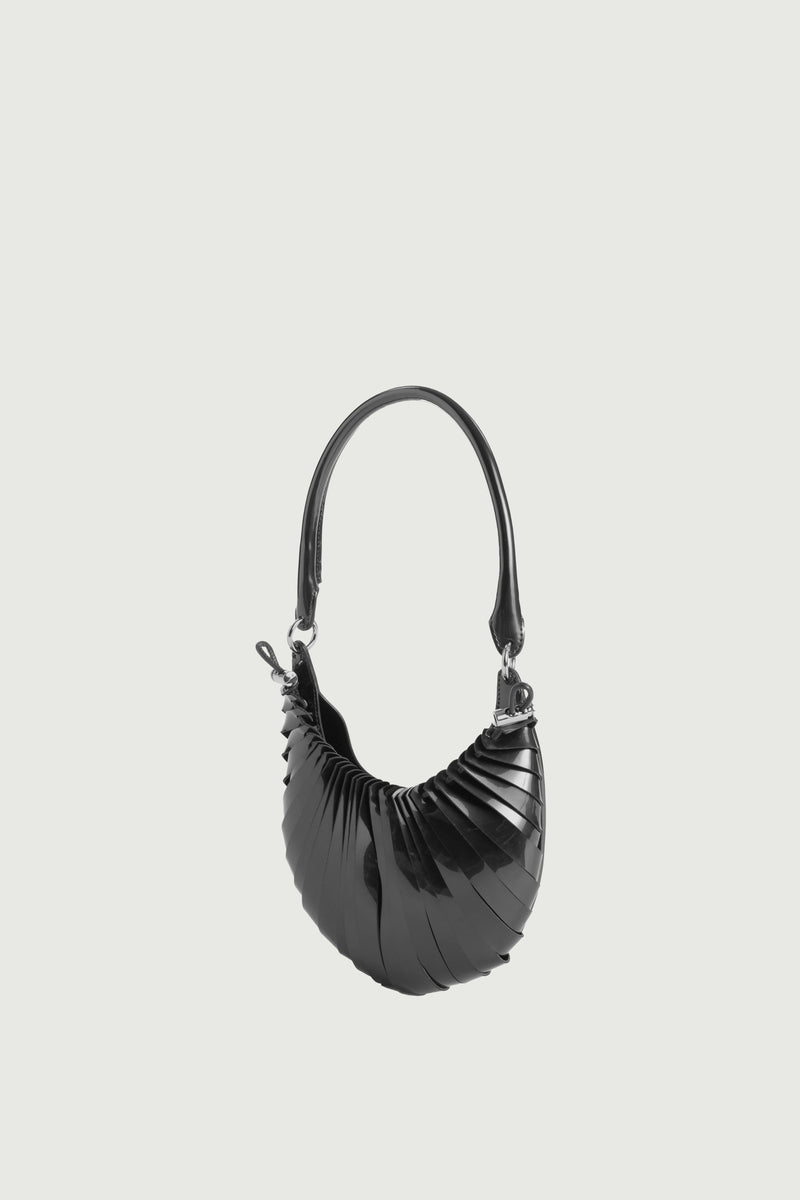 Petal Mini Faux Leather Shoulder Bag in Black - Coperni