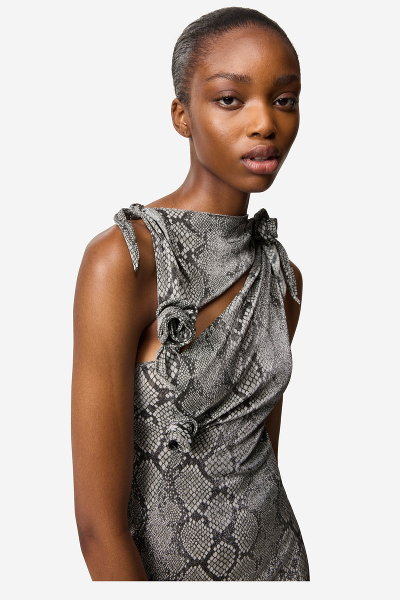 ワンピース Coperni DRESS (COPJS60545) Coperni dress Asymmetric Flower Gown PRM EU