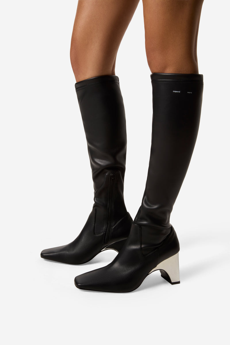 ブーツその他 Bridge Stretch Boots - Coperni - Leather - Black Metal Bridge Stretch Boots – Coperni
