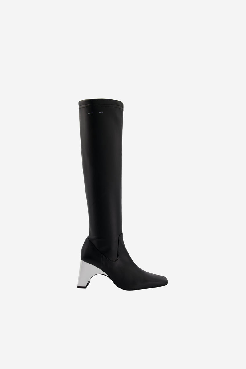 ロングブーツ Coperni FW25 BRIDGE BOOT (COPSH03857 BLACK) Coperni Rubber Bridge Boots - Black – The Frankie Shop