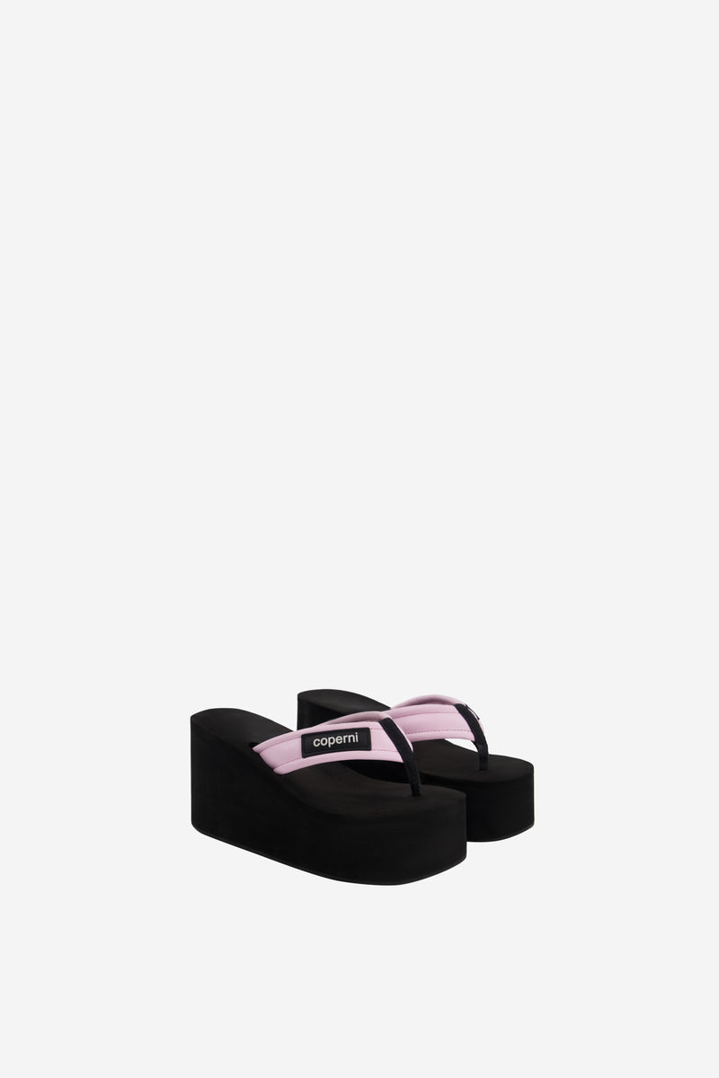 【関税&送料込】Coperni Black Light Blue Wedge Sandal With L Branded Wedge Sandal – Coperni