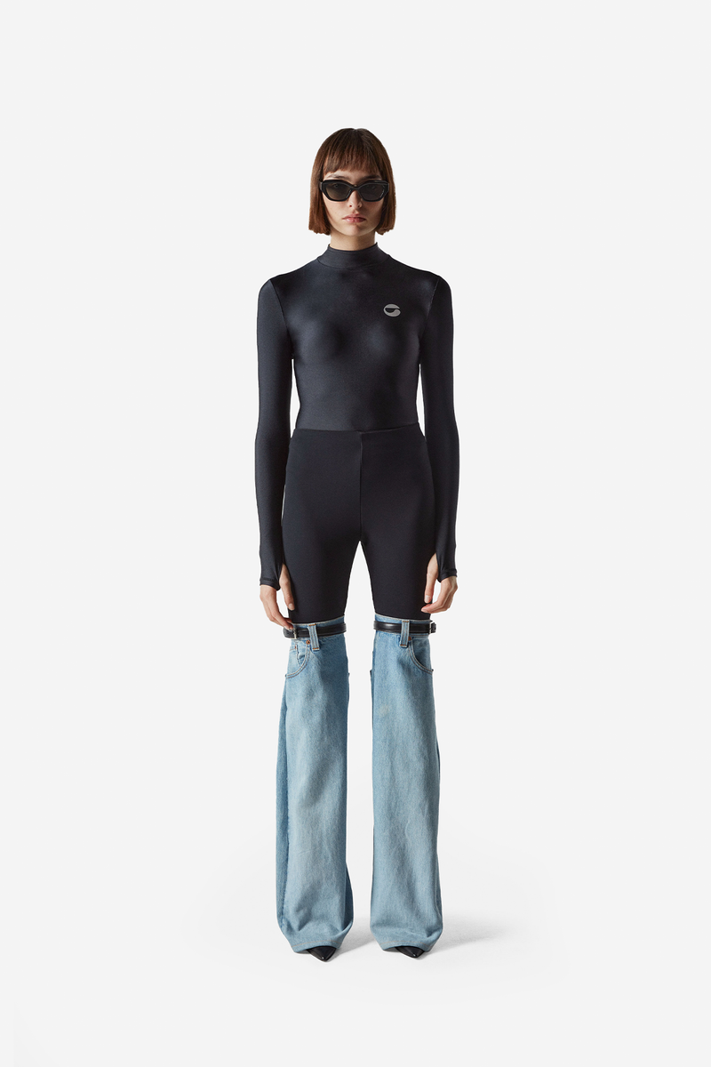 デニム・ジーパン COPERNI 'Jersey Hybrid' jeans Blue COPP101F2011 Jersey Hybrid Denim Trousers – Coperni