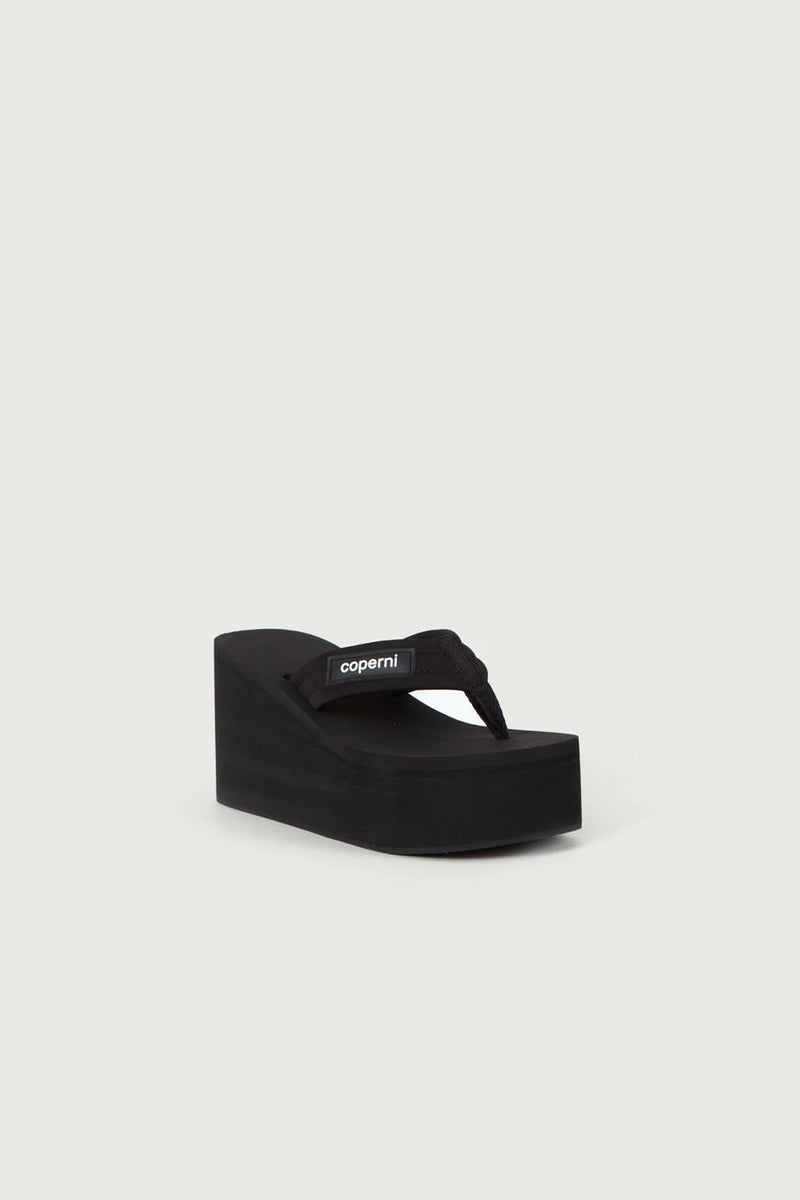 Branded Wedge Sandal