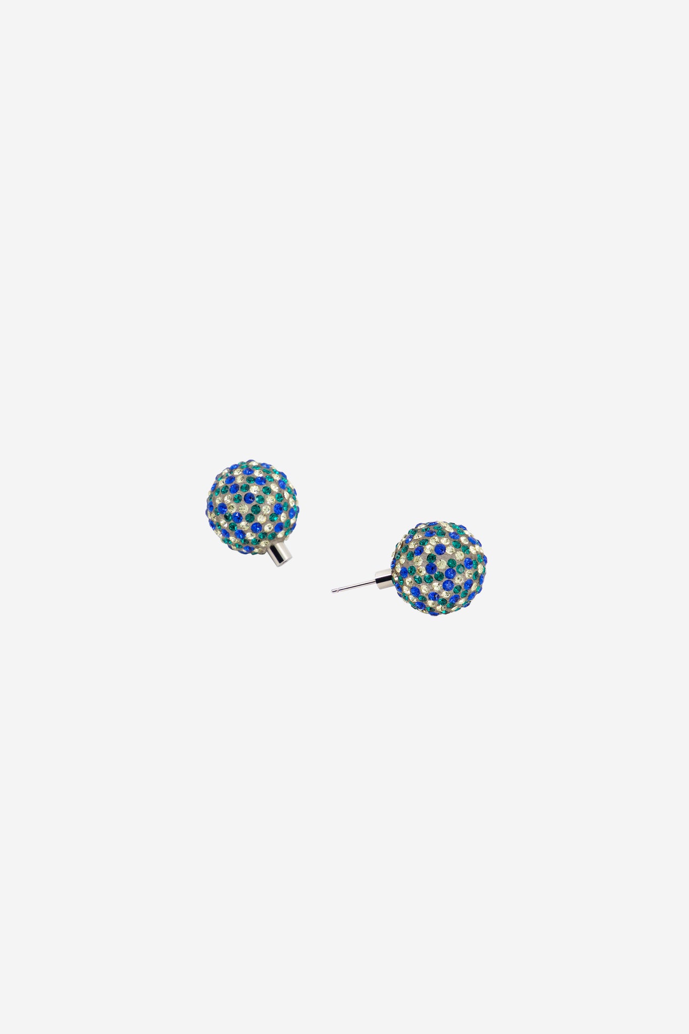 Crystal-Embellished Xl Atom Earring