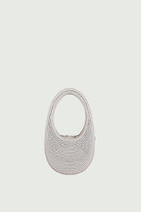 Crystal-Embellished Mini Swipe Bag