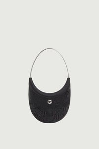 Crystal-Embellished Ring Swipe Bag