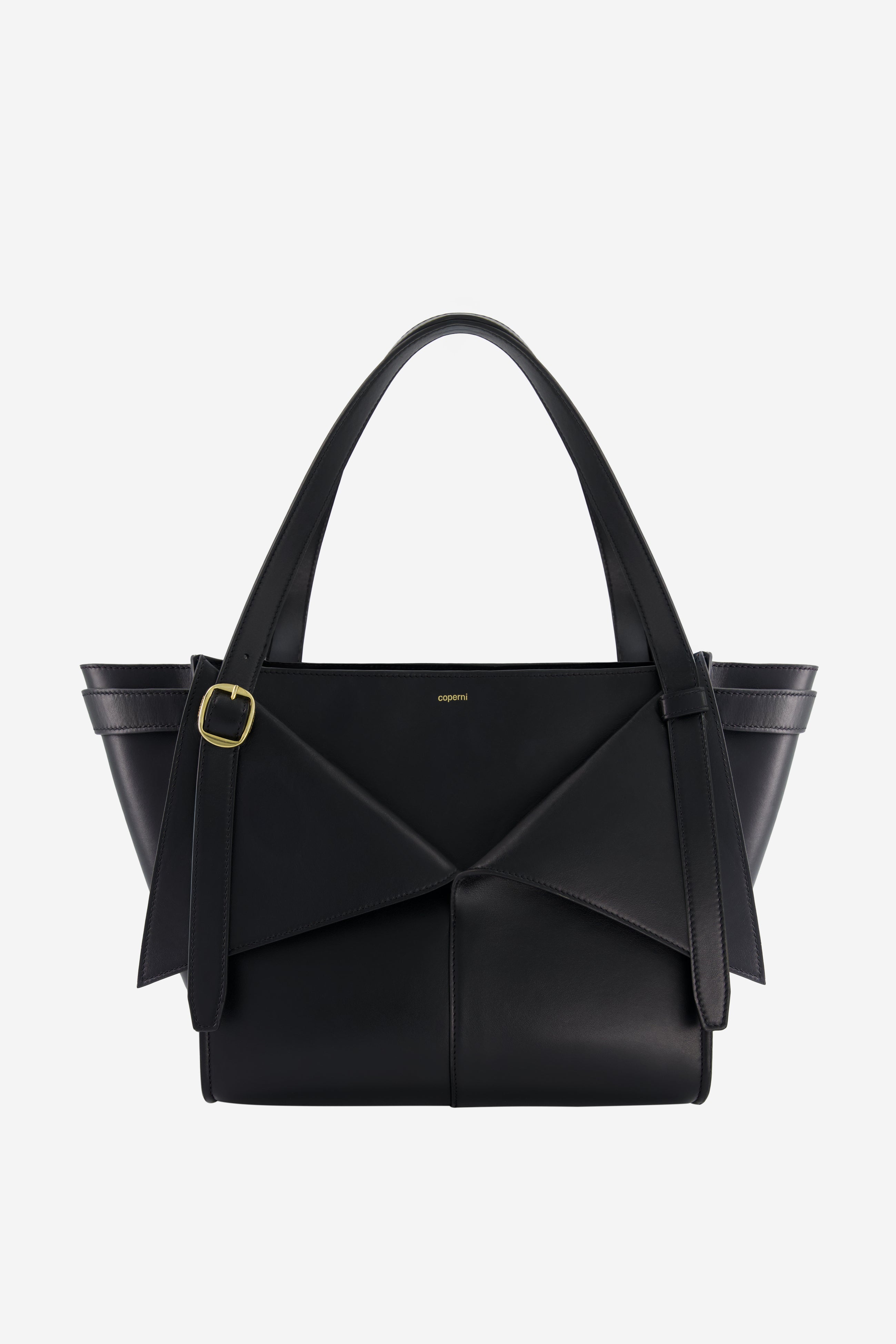 トートバッグ Coperni Shopper Coperni Logo Buckle Leather Tote Bag | Neiman Marcus