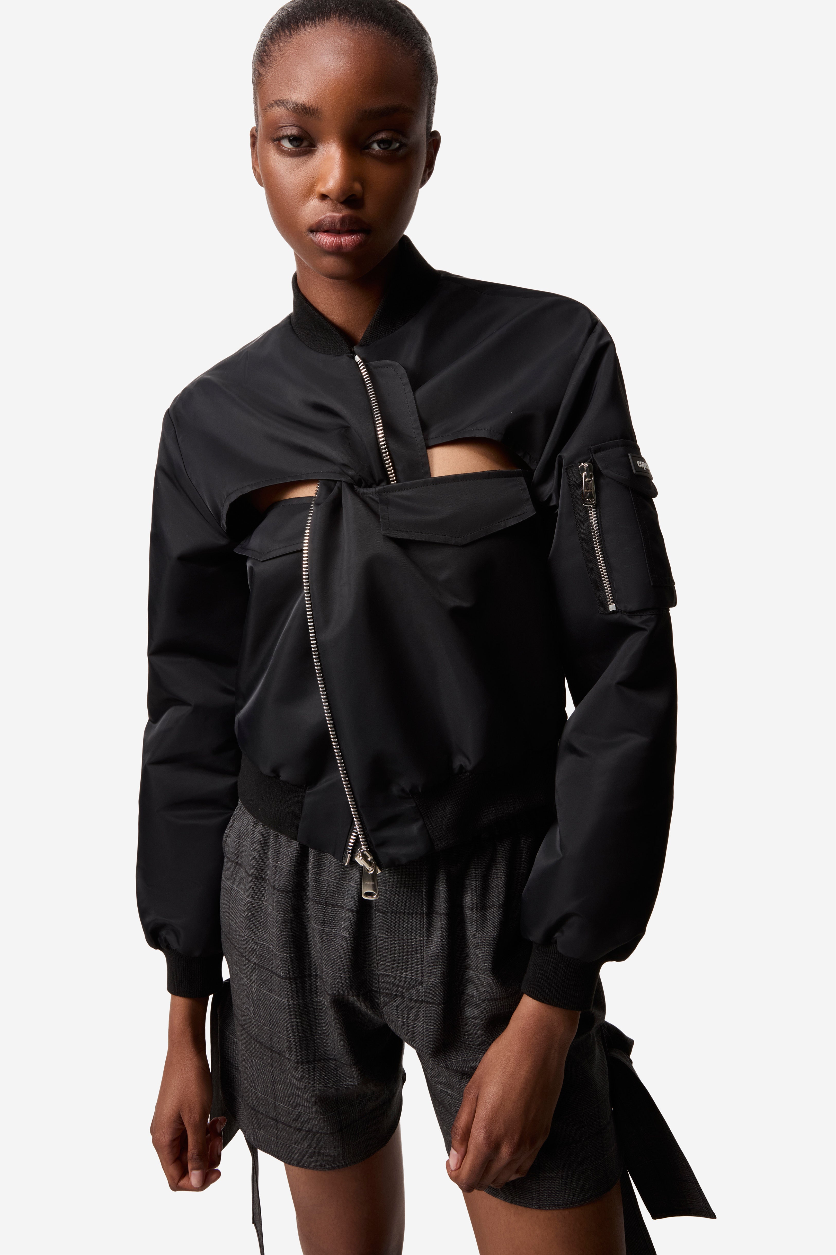 ジャケット Coperni Jackets Gathered Hem Bomber Jacket – Coperni