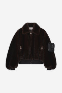 Faux Fur Bomber Jacket