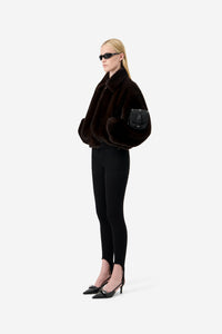 Faux Fur Bomber Jacket