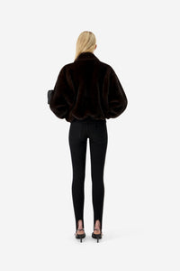 Faux Fur Bomber Jacket