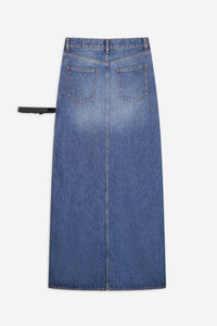 Garter Belt Denim Skirt