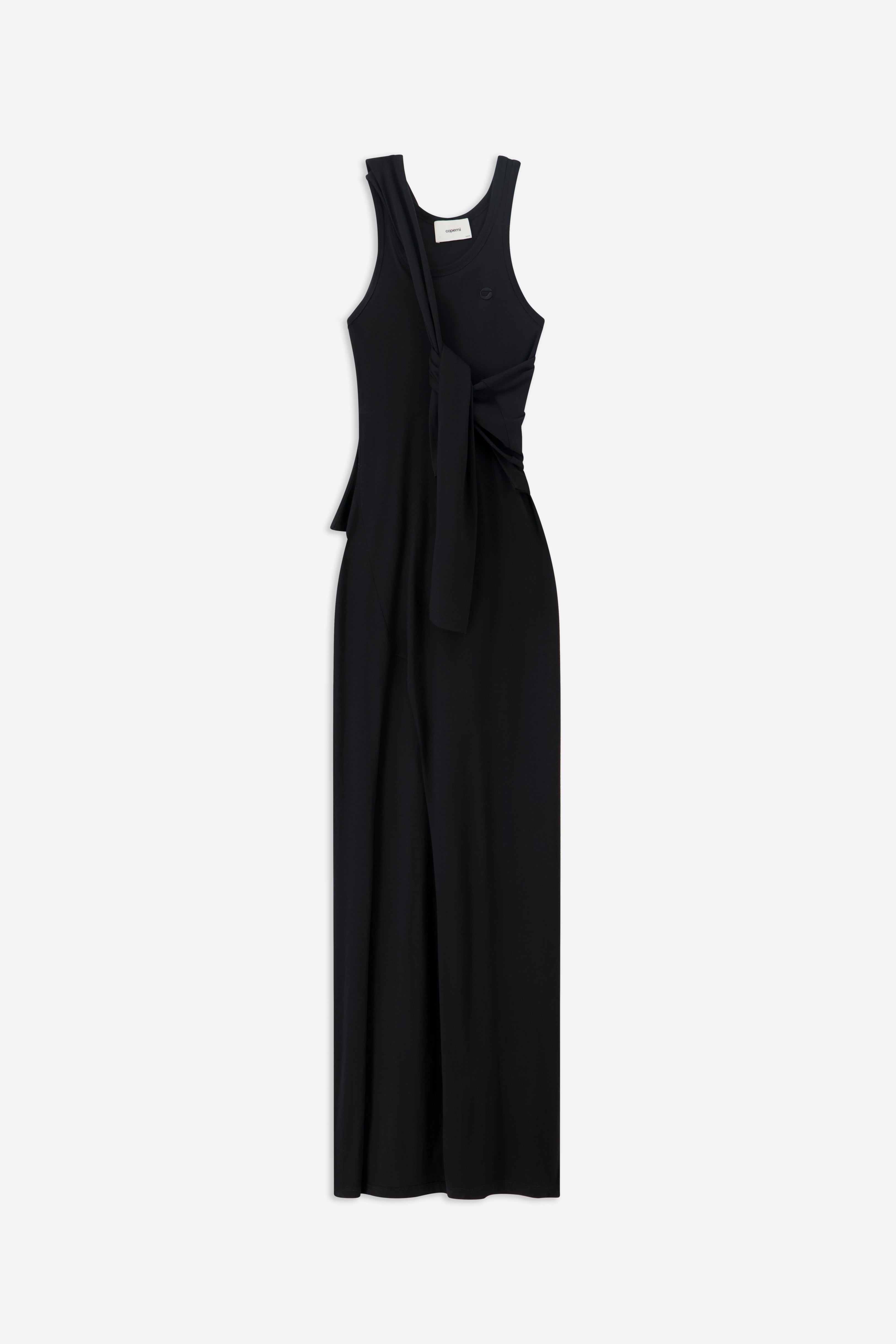 希少 Y's CUPRO STRIPE LONG POCKET DRESS 黒1 Beffy Cupro Dress – La Garçonne