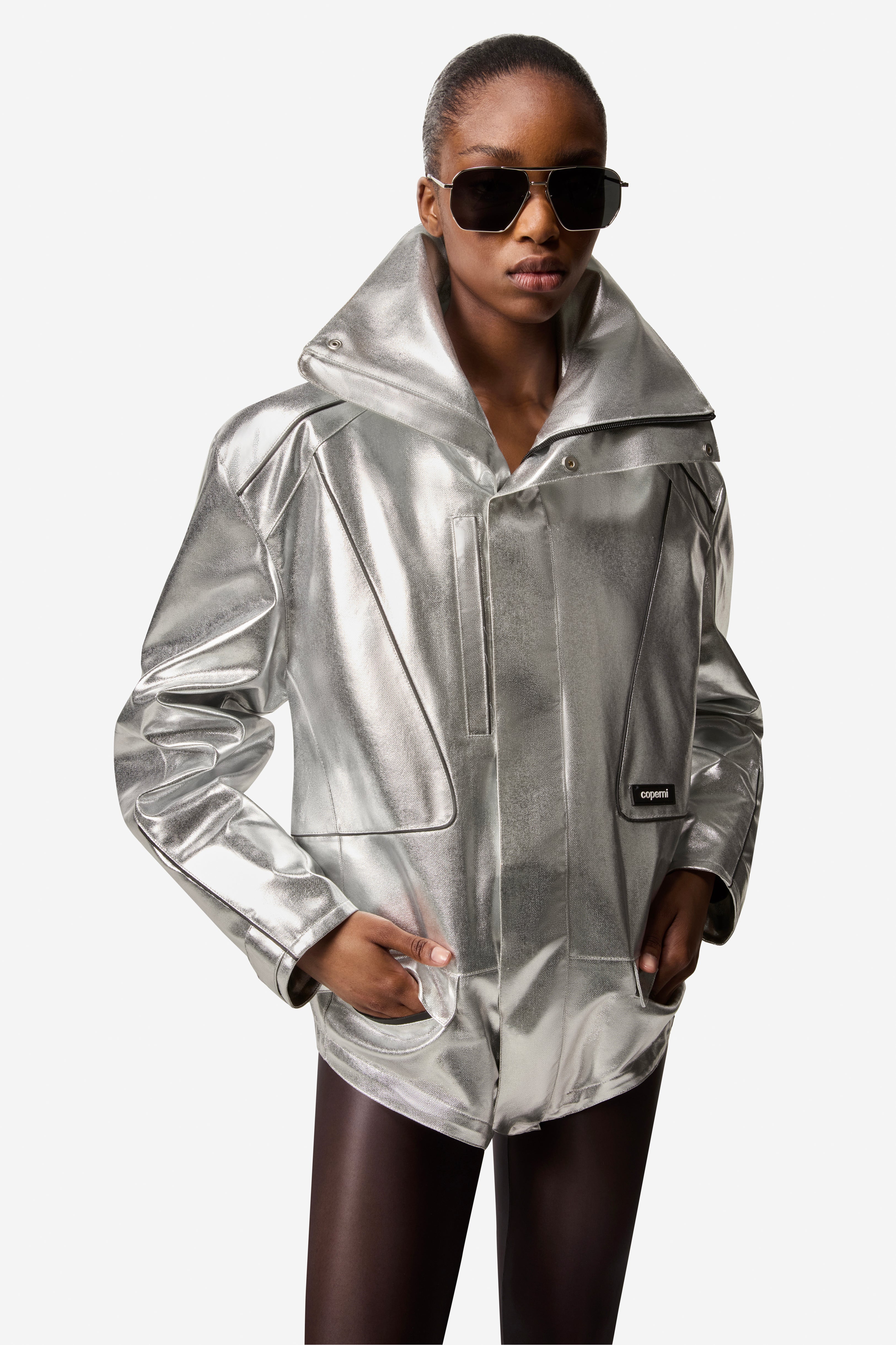 Silver coats online