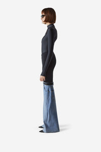 Hybrid Flare Denim Trousers