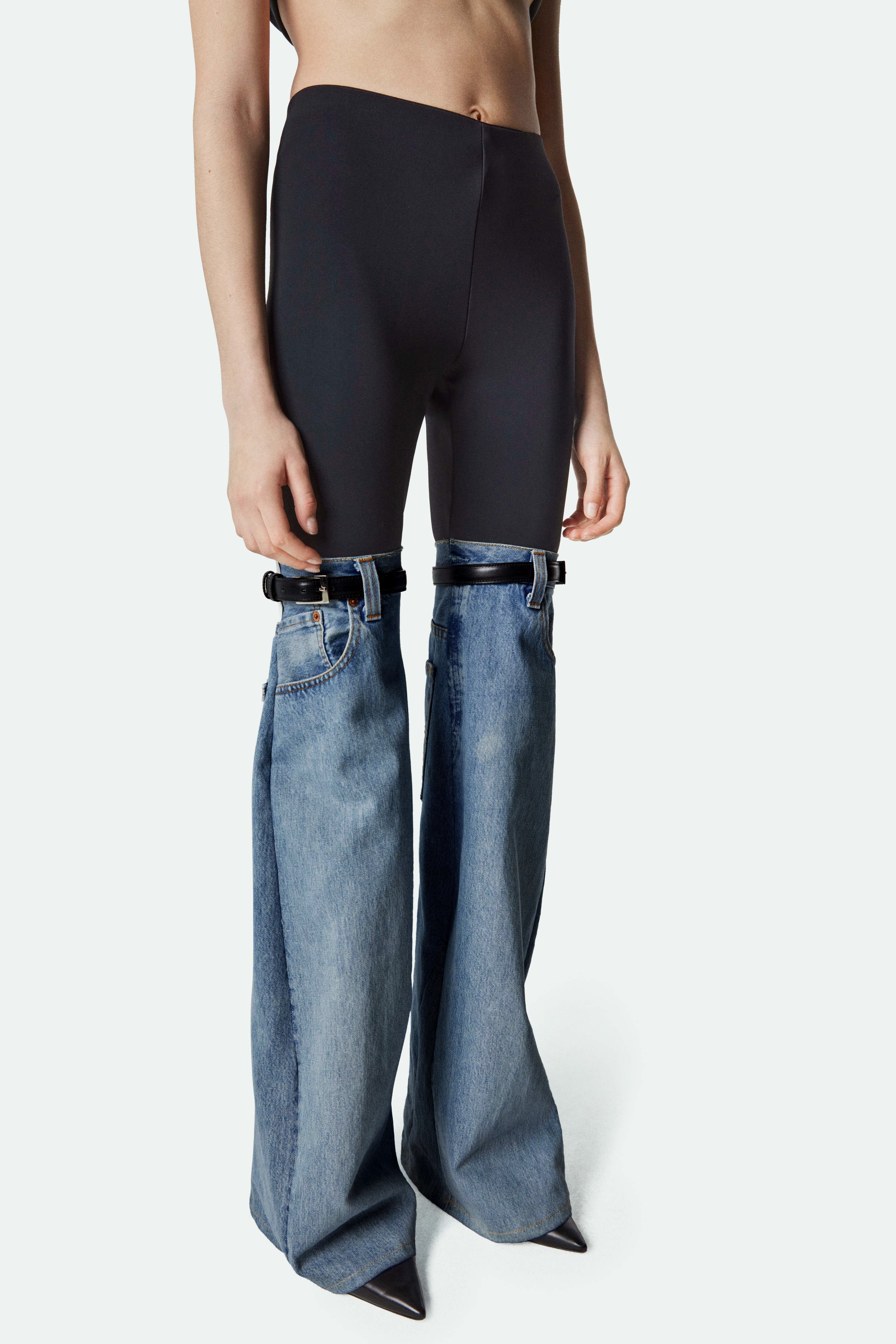 パンツ COPERNI Woman Pants Multicolor COPP134F2020 BLKBLU COPERNI Woman Pants Multicolor COPP134F2020 BLKBLU (Coperni