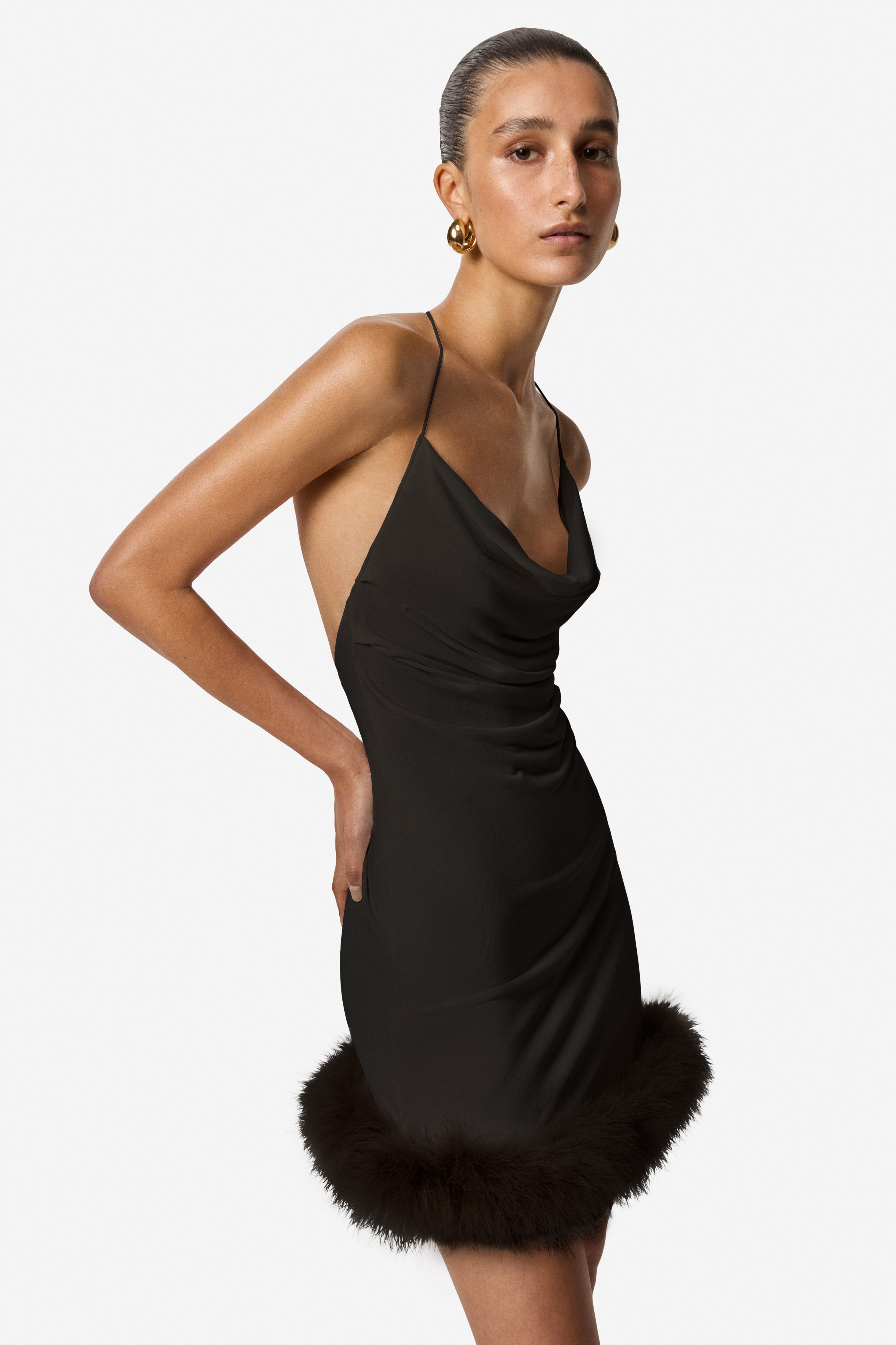 【関税&送料込】Coperni Black Mini Dress With Heart Coperni Black mini dress with heart | TheDoubleF