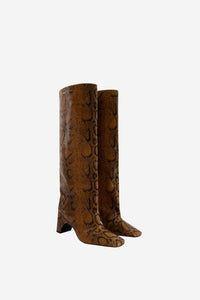 Snake Print Bridge Boot