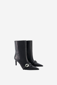 Ankle Heeled Belt Boots