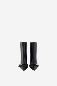Ankle Heeled Belt Boots