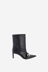 Ankle Heeled Belt Boots