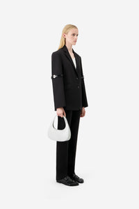 Logo Belted Blazer