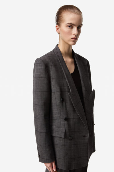 アウターその他 COPERNI Woman Blazer Grey COPV58140 GREY Coperni Outlet: Jacket woman - Grey | Coperni blazer