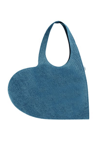 Denim Heart Tote Bag