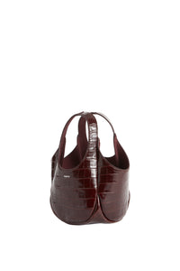 Croco Mini Bucket Swipe Bag