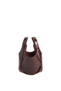 Croco Mini Bucket Swipe Bag