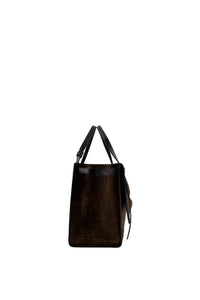 Suede Belt Cabas Bag