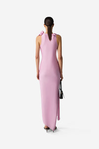 Asymmetric Flower Gown