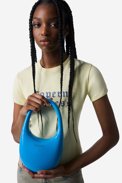 トートバッグ Coperni Swipe Baguette Bag - Canvas - Washed Blue COPERNI Swipe Baguette Bag - - Canvas - Washed Blue - Bags