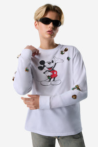 Disney X Coperni Mickey Long-Sleeved T-Shirt