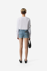 Disney X Coperni Crown Denim Short