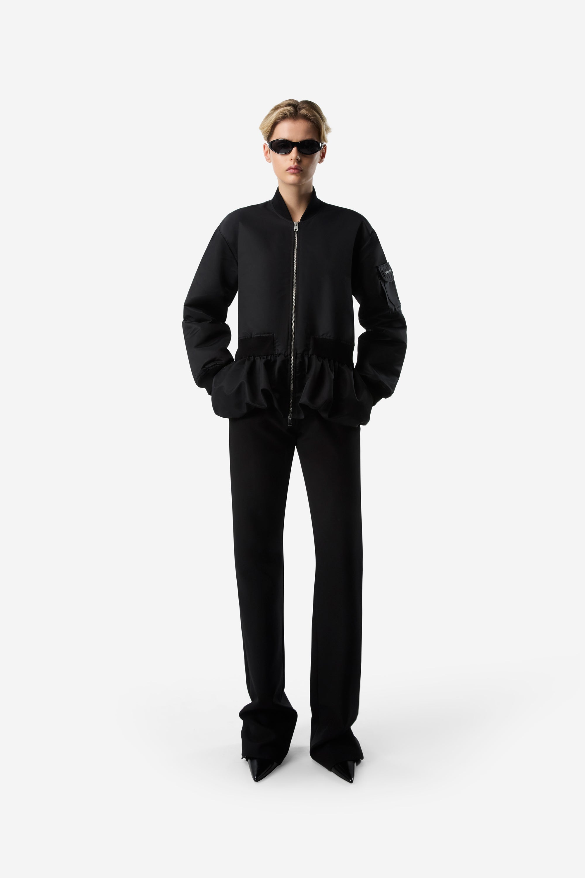ジャケット Coperni Jackets Gathered Hem Bomber Jacket – Coperni