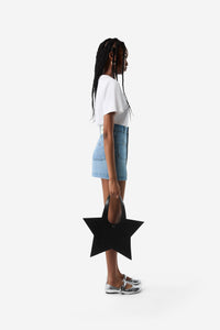 Four Pocket Denim Mini Skirt