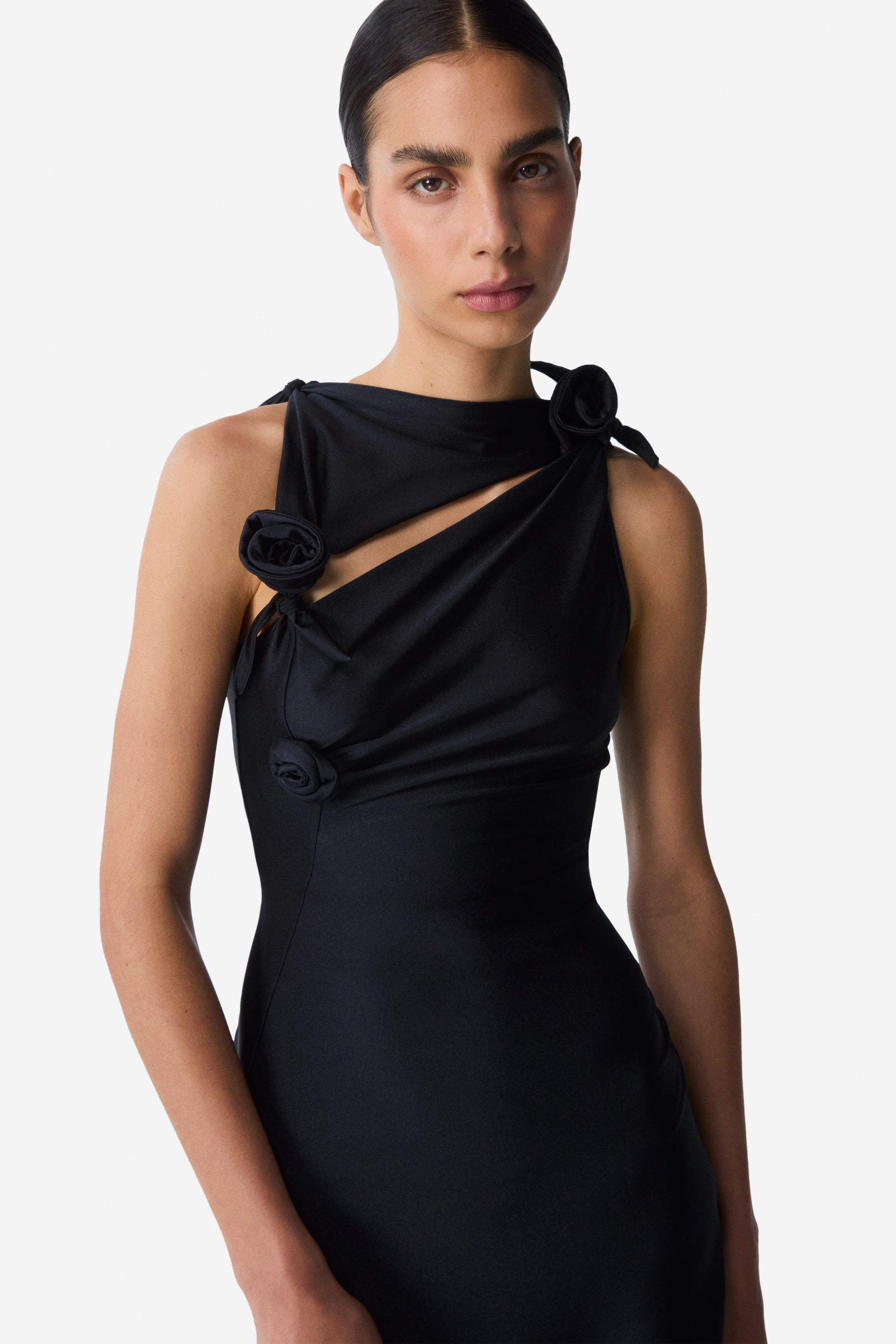 ワンピース Coperni DRESS (COPR154F5001) Asymmetric Flower Mini Dress – Coperni