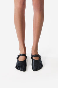 Five-Toe Ballerina Belt Flat
