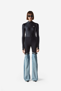 Hybrid Flare Denim Trousers