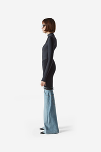Hybrid Flare Denim Trousers