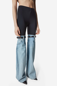 Hybrid Flare Denim Trousers