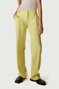 Low-rise loose tailored trousers