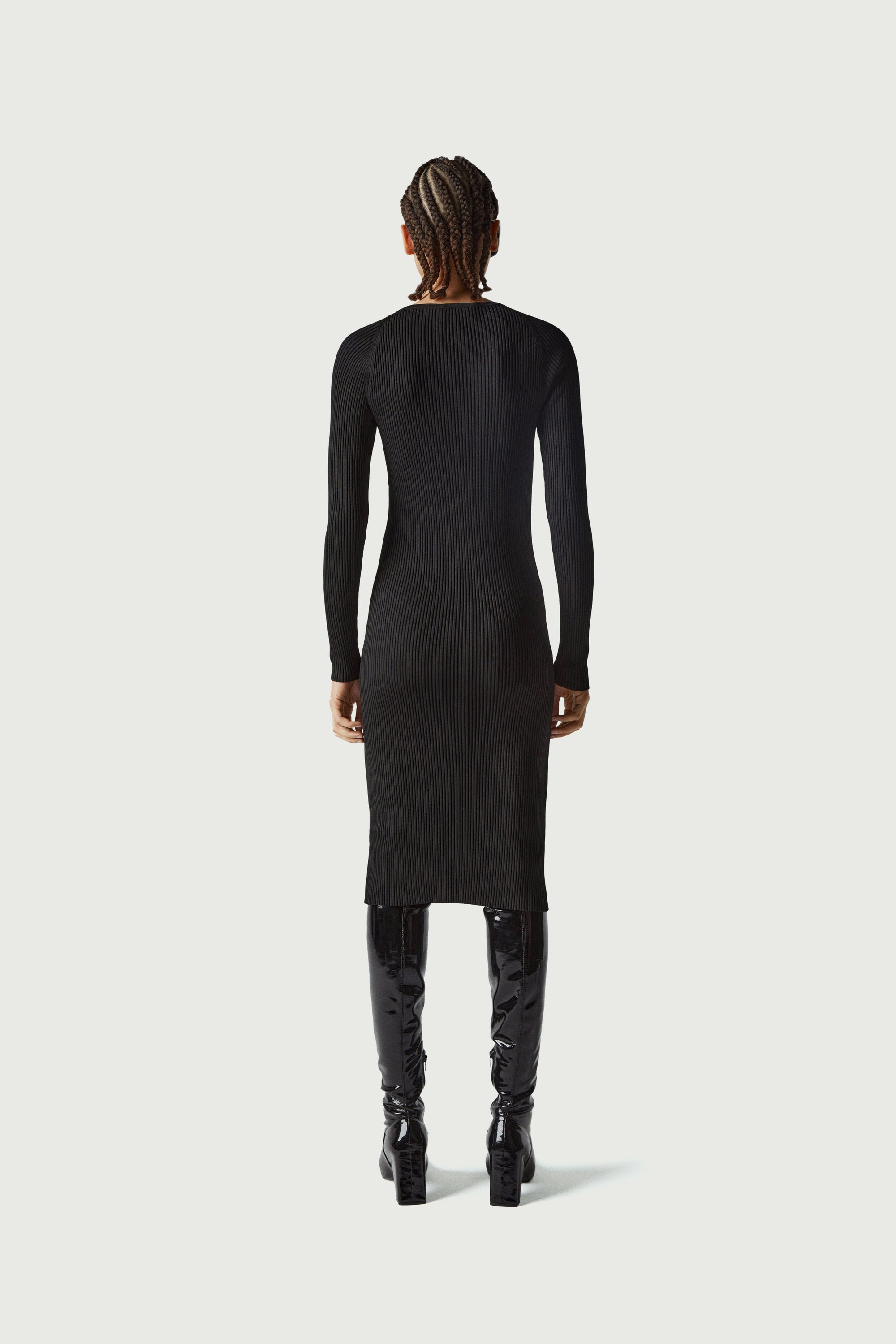 Twisted cut-out knit dress – Coperni