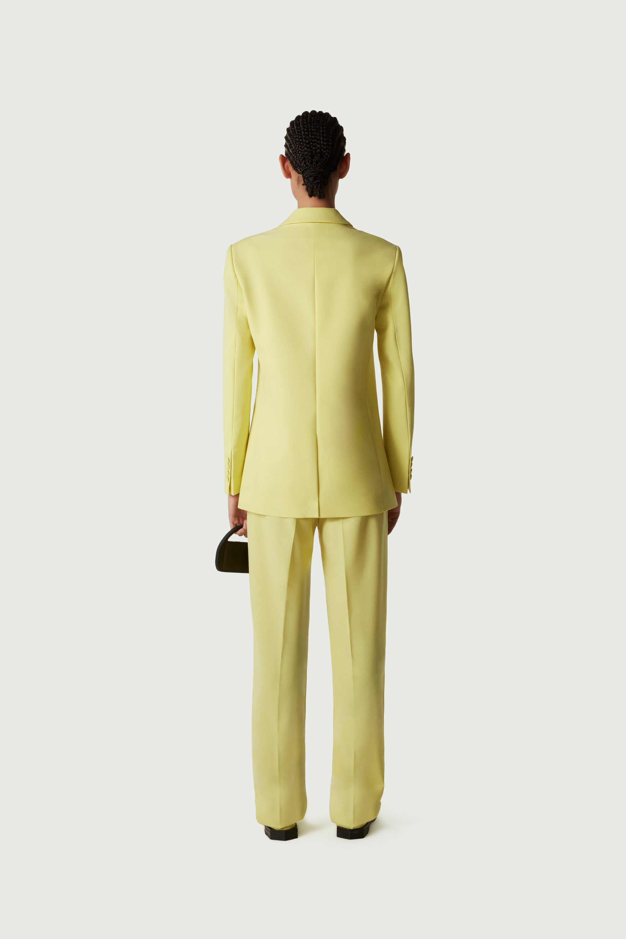 Yellow tailored store jacket